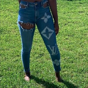 CUSTOMIZED monogram jeans